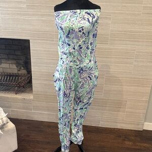 Lilly Pulitzer Strapless Jumpsuit